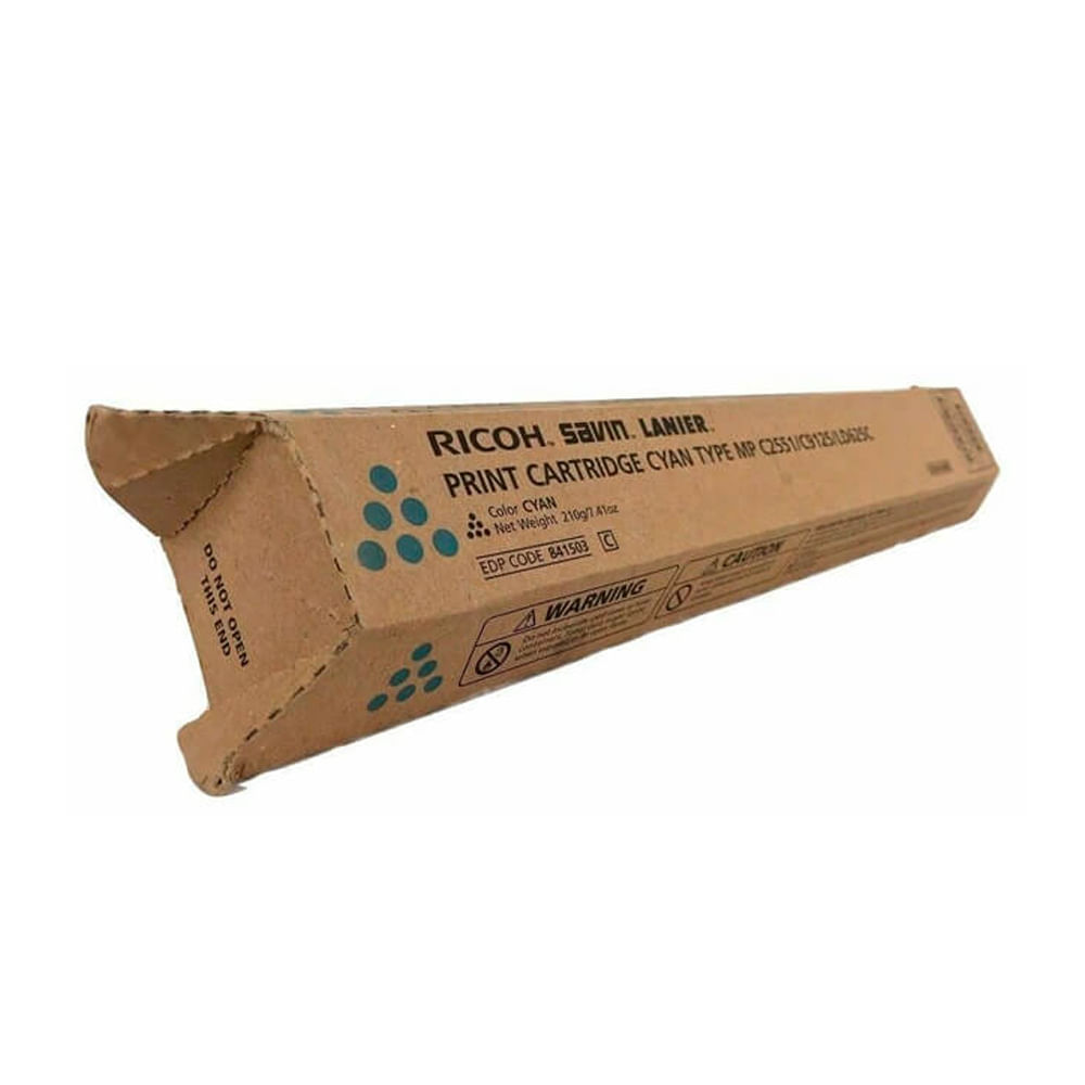 Toner Ricoh 841503 MP C2551 Cyan 9 5K 9500 Página Compatible Impresión Calidad Profesional