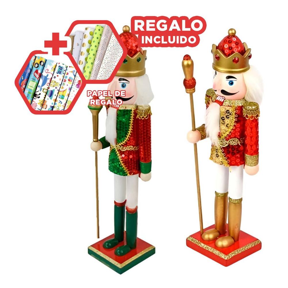 Cascanueces Bonito y Portatil de Set 2 Y+Papel de Regalo
