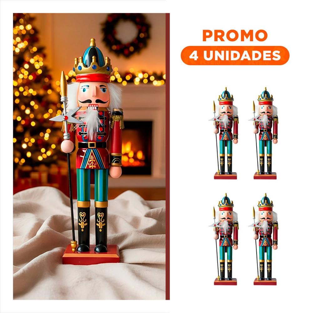 Pack4 Cascanuez Deslumbrante y Duradero de Color Guinda