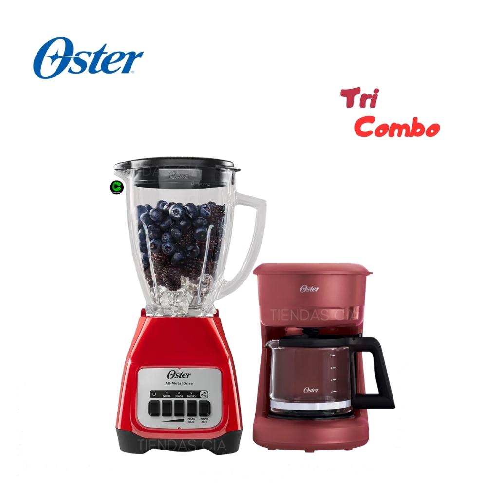 Combo Oster LICUADORA BLSTKAGRPB Y Cafetera BVSTDCS51R