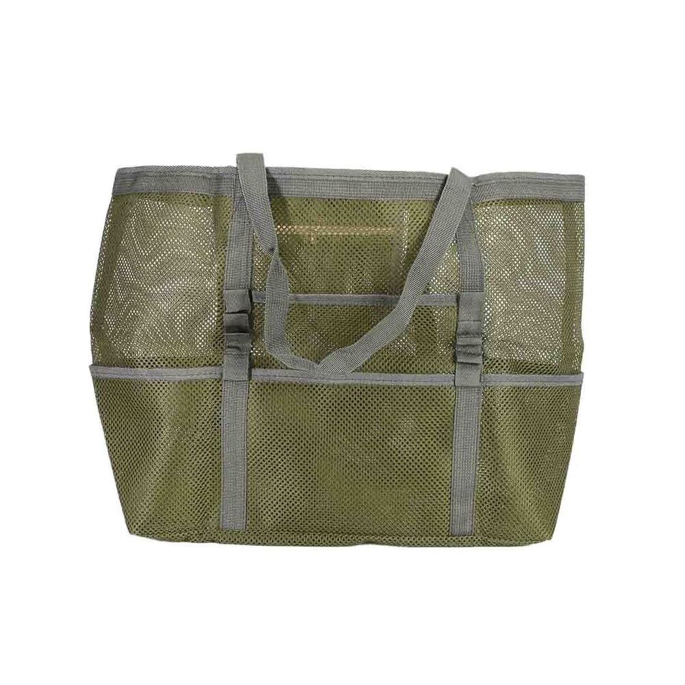 VERANO - Bolso de playa malla verde