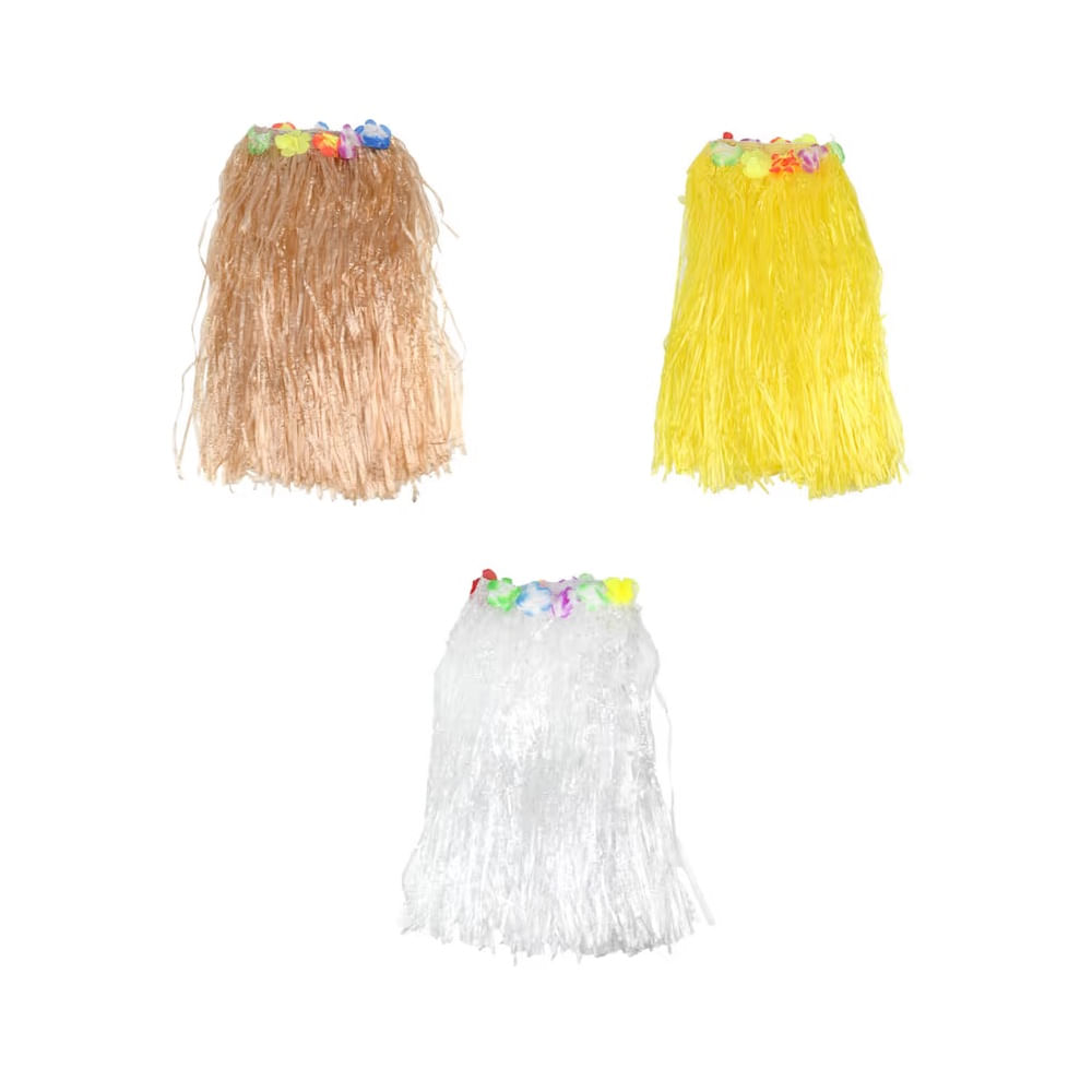 VERANO - Falda hawaiana de plastico colorido