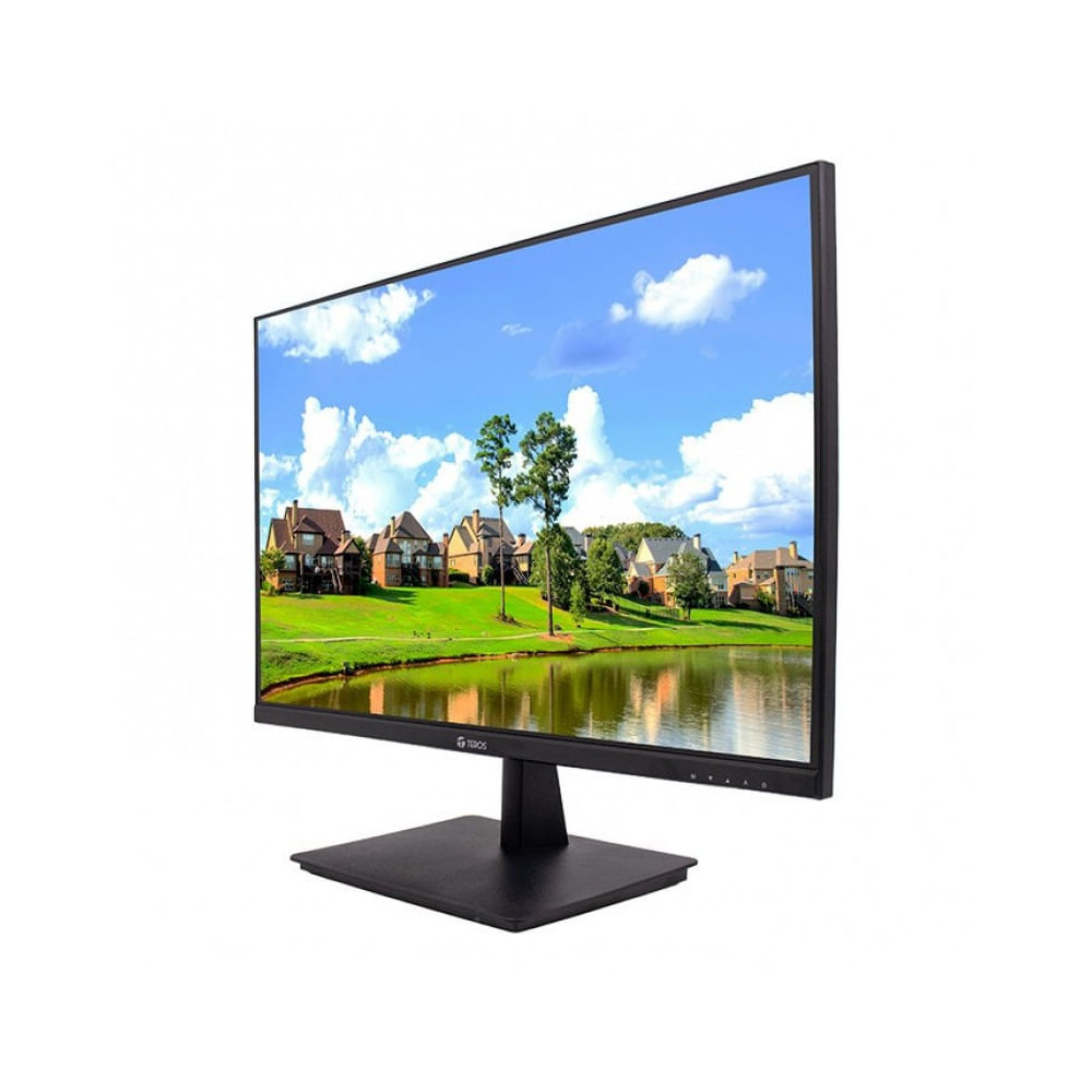 Monitor plano TEROS TE 2420CS 24 pulgadas WUXGA IPS 100Hz 5ms HDMI VGA color negro