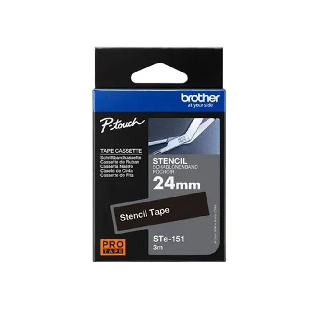 Cinta Brother STE151 no adhesiva térmica 3mts para P Touch impresión clara y duradera
