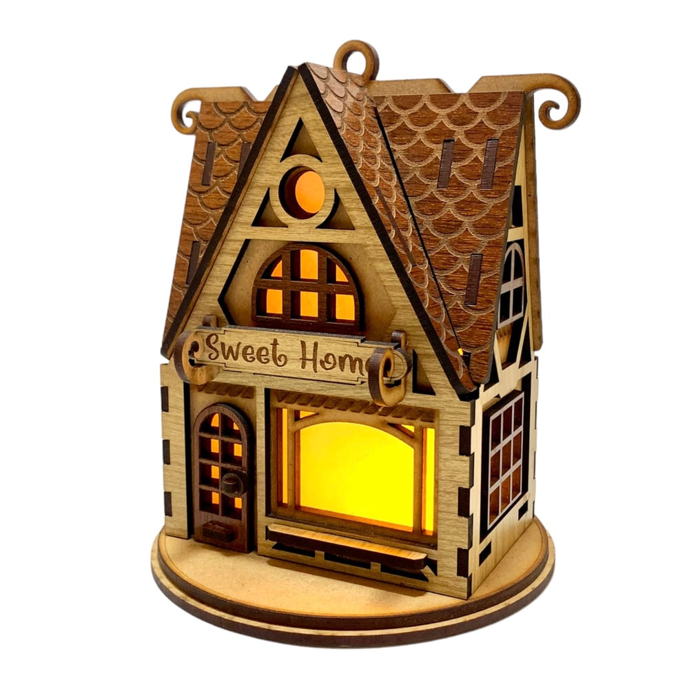 Casita Edw-Art Studio Modelo Sweet Home Iluminada Musical Casita Edw-Art Studio Modelo Sweet Home Iluminada Musical