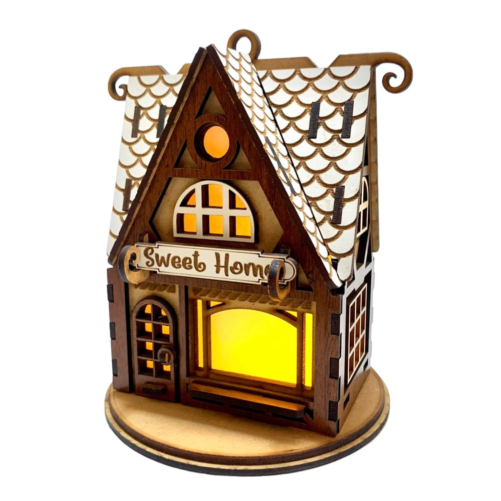 Casita Edw-Art Studio Modelo Sweet Home Blanco Musical Casita Edw-Art Studio Modelo Sweet Home Blanco Musical