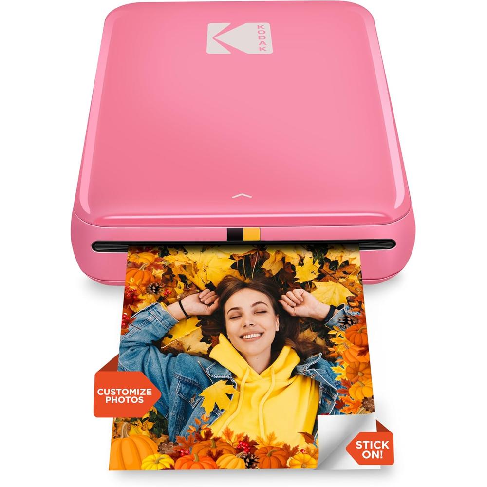 Kodak Step impresora fotográfica portátil Zink Bluetooth | Rosa