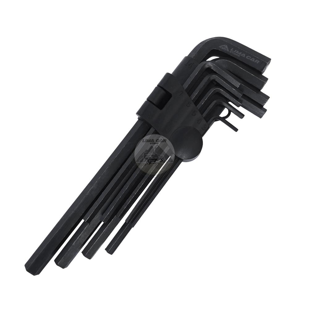 Set 9 Llaves L Allen 3-14 mm Impacto Hex