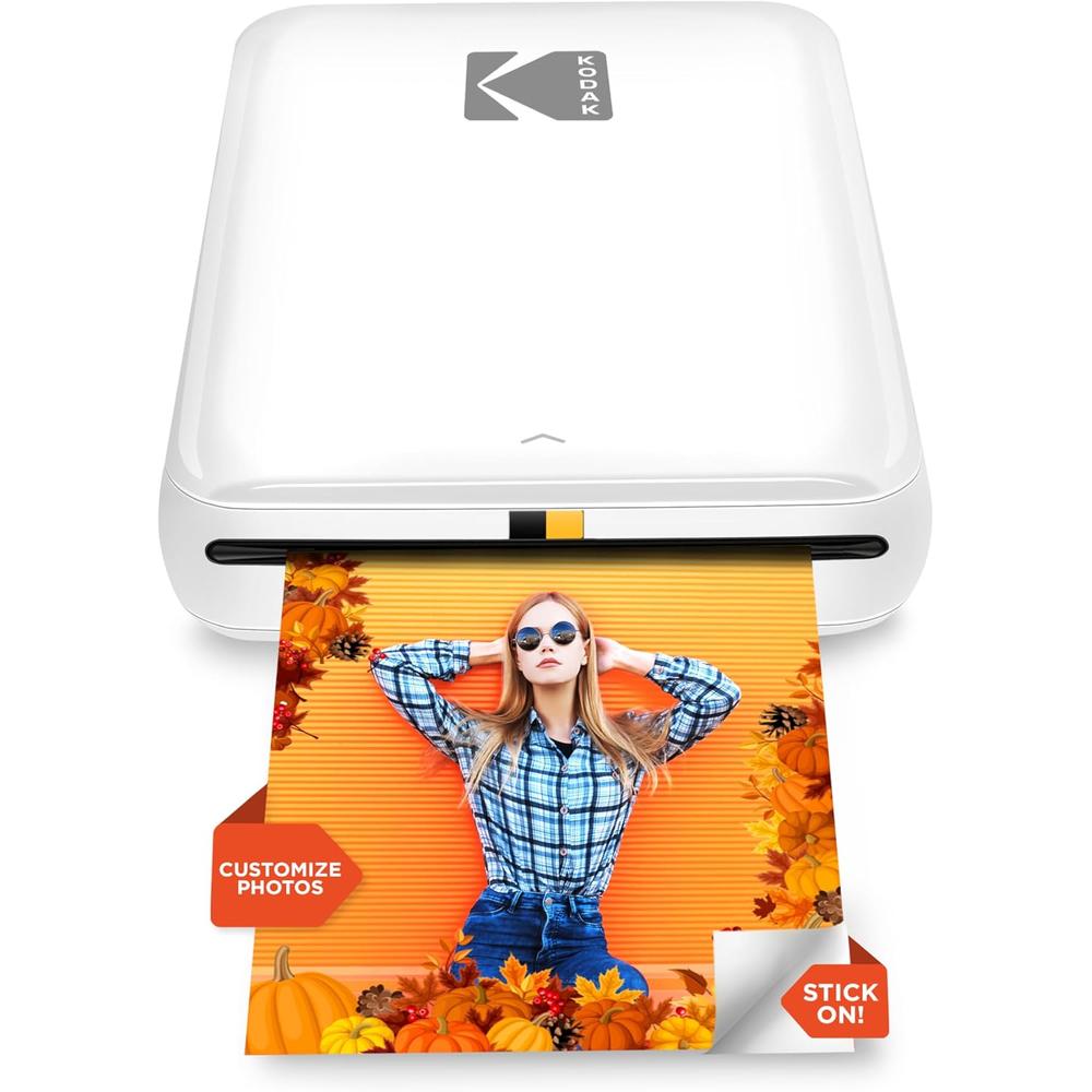Kodak Step impresora fotográfica portátil Zink Bluetooth | Blanco