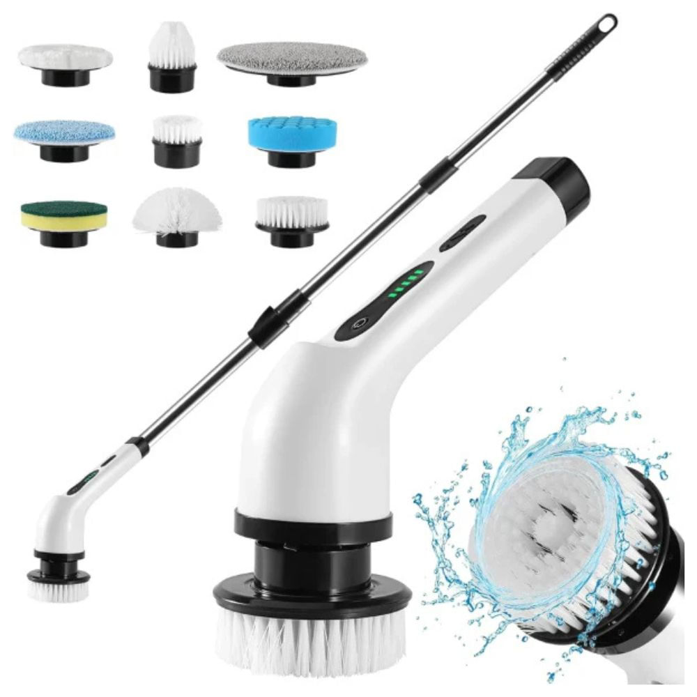Cepillo Giratorio de Limpieza Eléctrico Multiusos 9 en 1