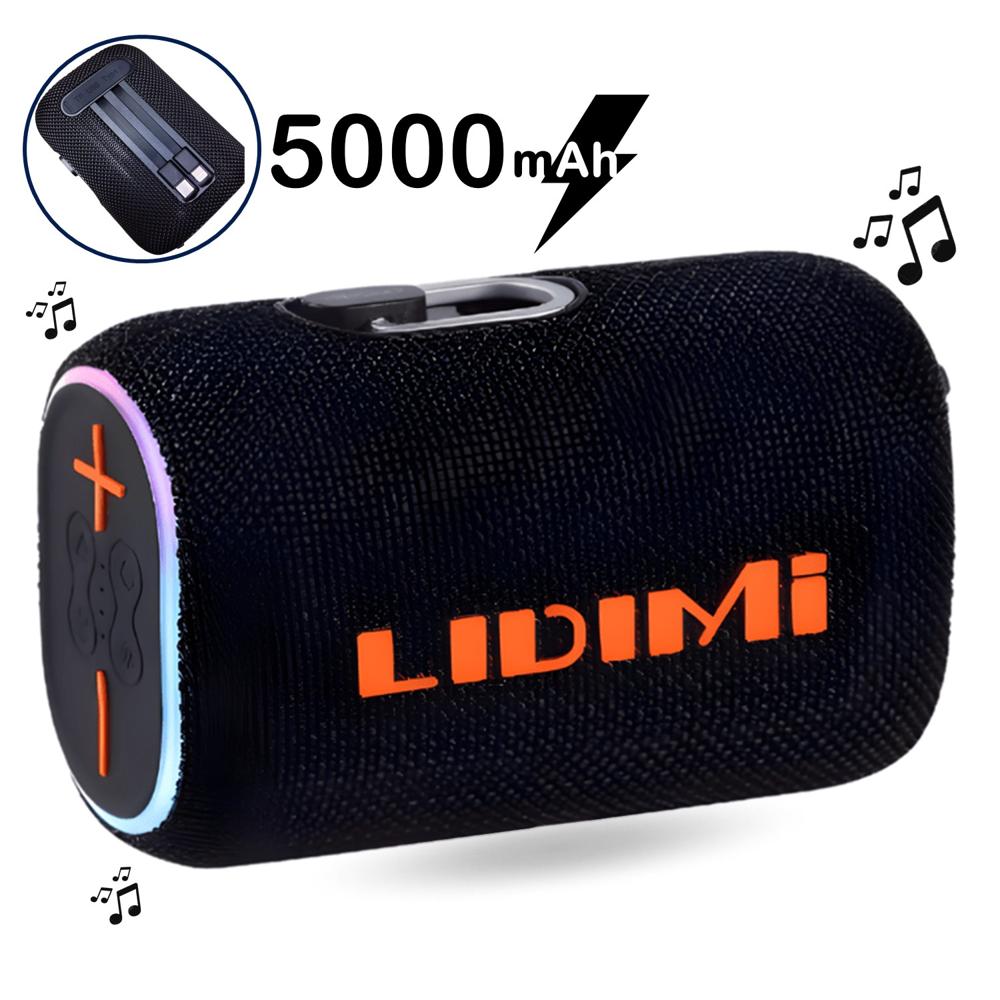 Parlante Portátil LIDIMI LD-S847 Power Bank USB BT 5000mah