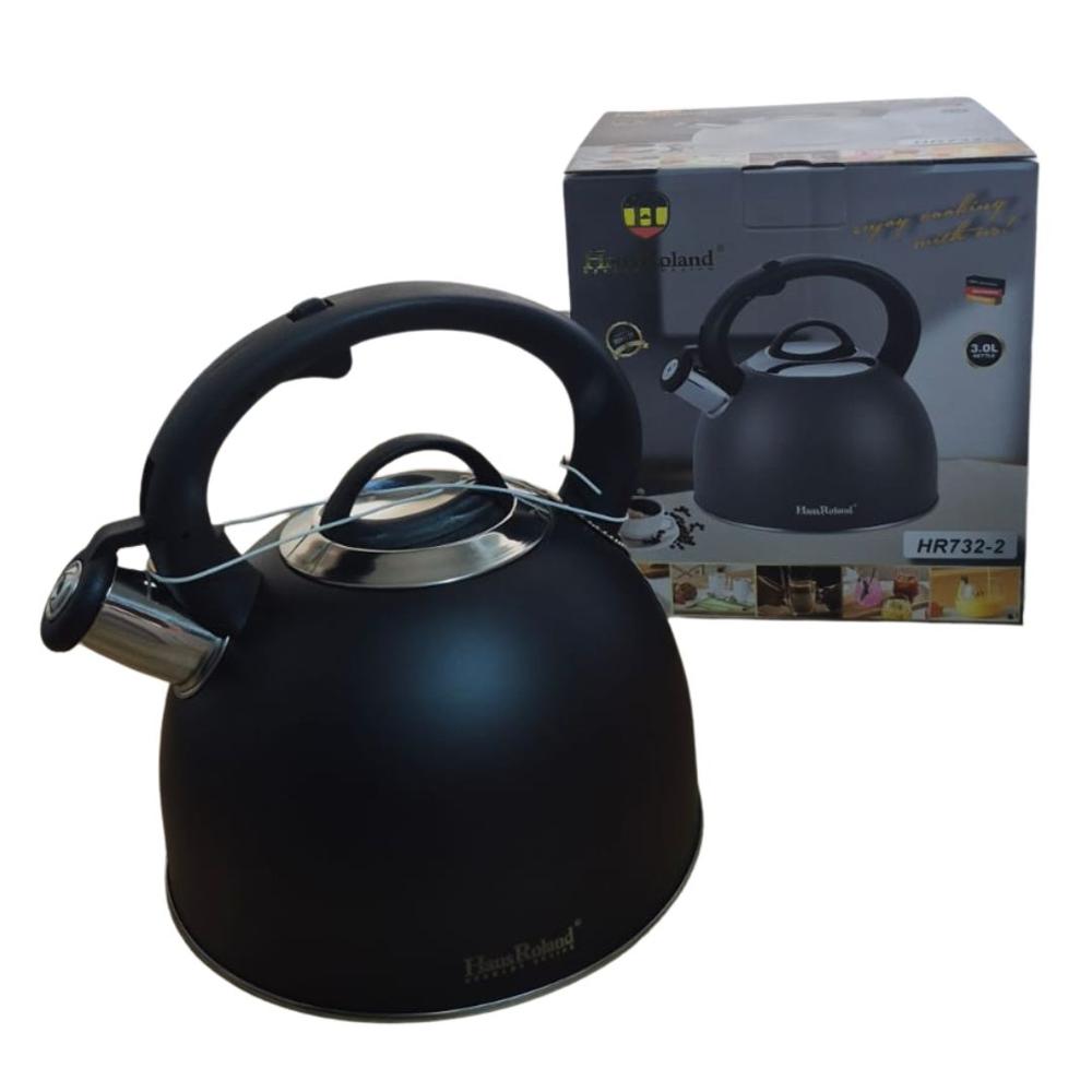 Tetera Haus Roland 3 Litros con Silbato - Negra