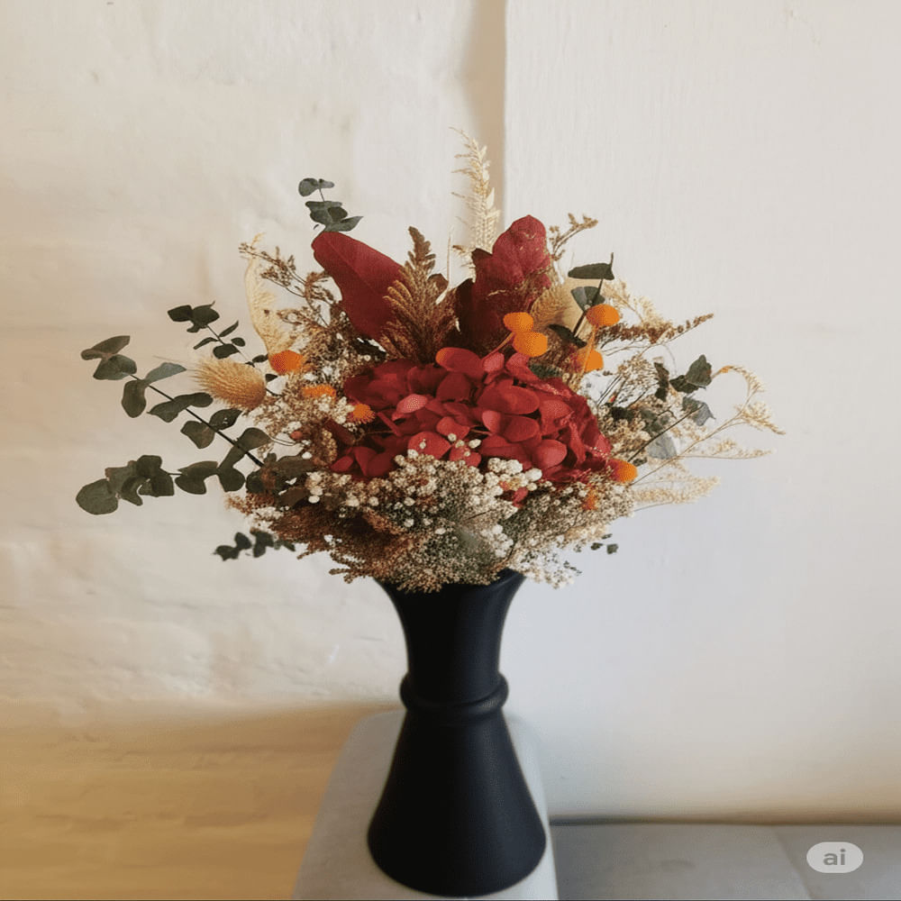 Florero Decorafloresymas Roma Negro M