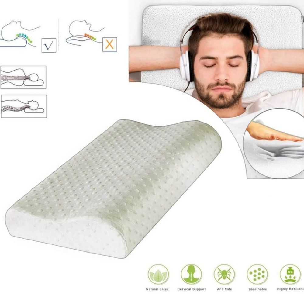 Almohada Viscoelastica Con Memoria 50 X 30 Cm. Almohada Viscoelastica Con Memoria 50 X 30 Cm.