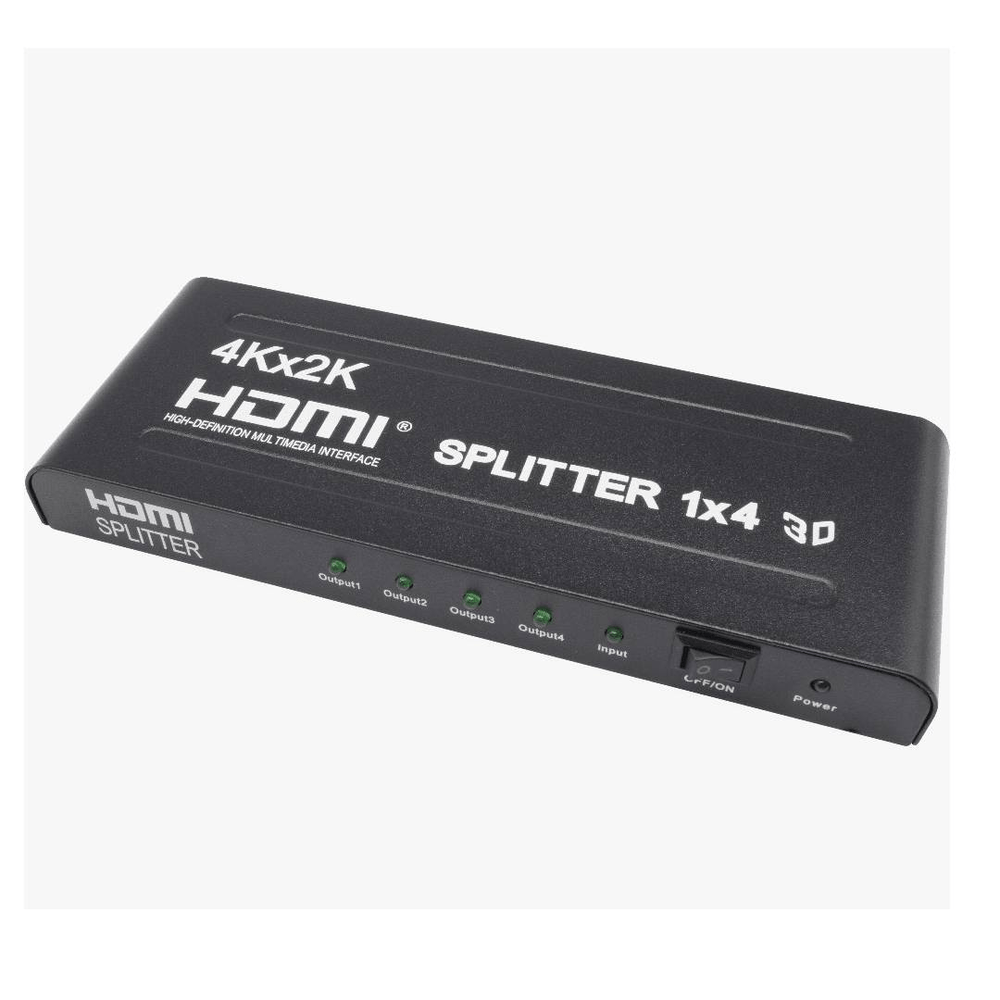 Splitter Hdmi 4k 30hz 1 entrada 4 salidas Trautech multiplicador distribuidor Splitter Hdmi 4k 30hz 1 entrada 4 salidas Trautech multiplicador distribuidor