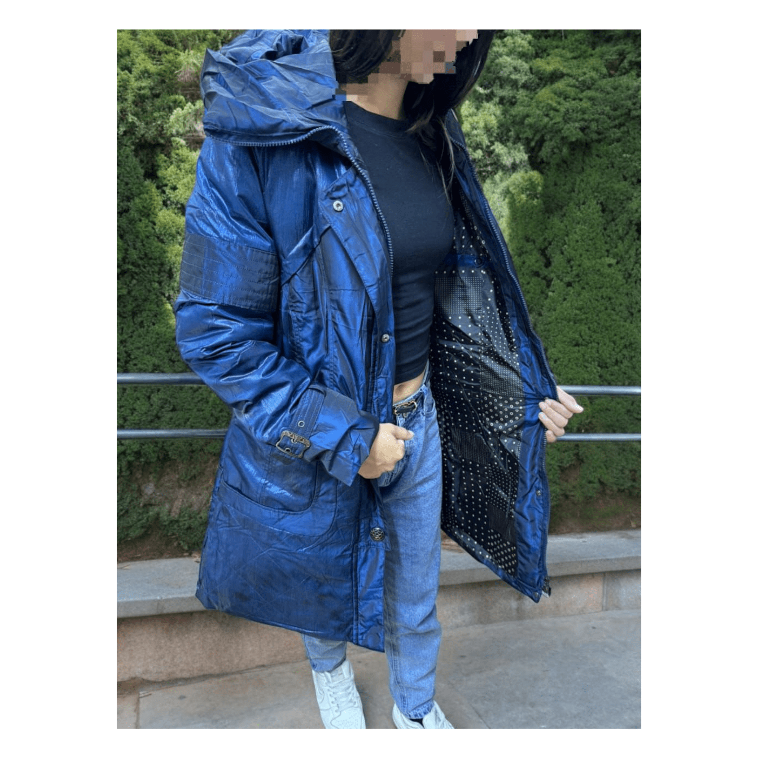 Abrigo Parka Termica Abrigadora - Modelo Azul S