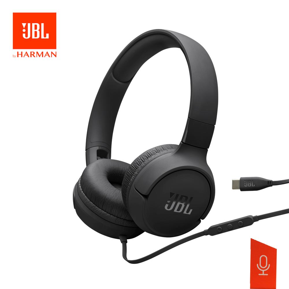 Audífono JBL Tune 520C USB-C On-Ear Pure Bass Negro