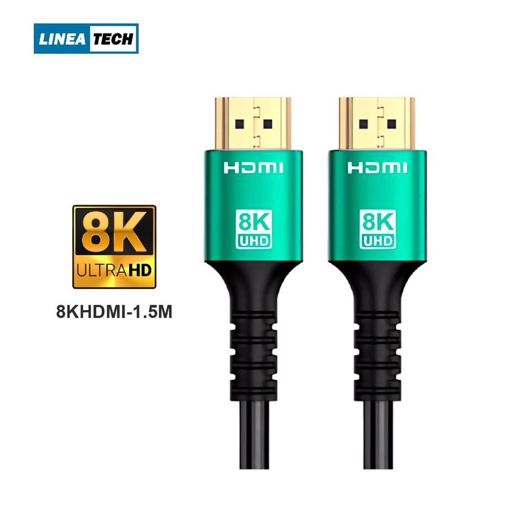 Cable HDMI V. 2.1 8K LINEA TECH 1.5m De Alta Velocidad Cable HDMI V. 2.1 8K LINEA TECH 1.5m De Alta Velocidad