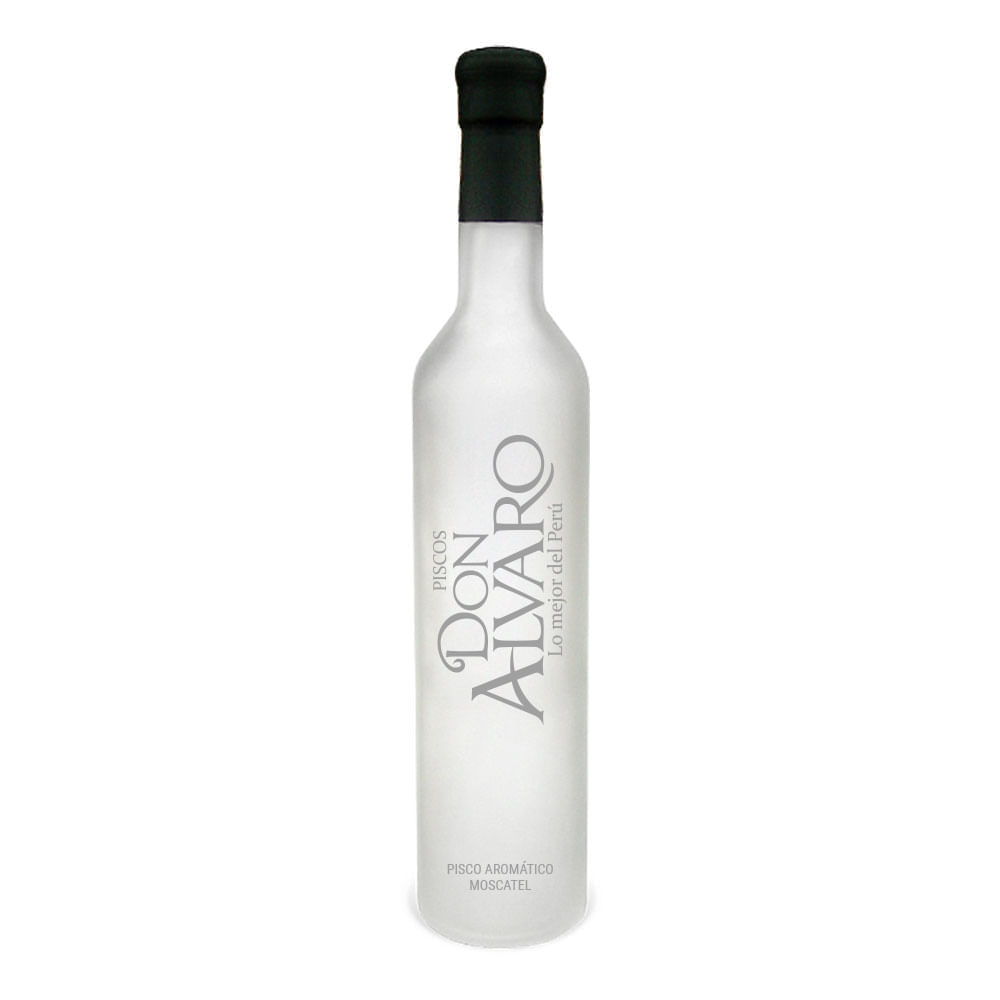 Pisco Don Alvaro Aromatico Moscatel Botella 500 ml.