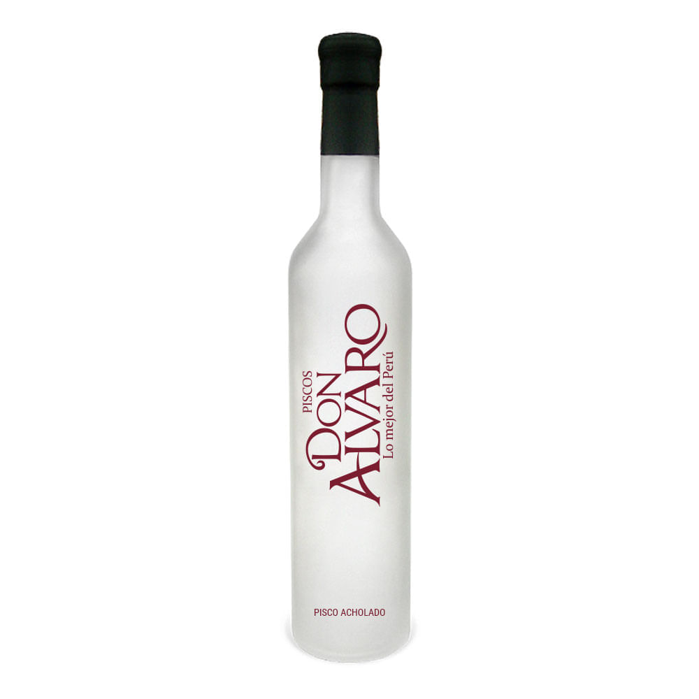 Pisco Don Alvaro Acholado Botella 500 ml.