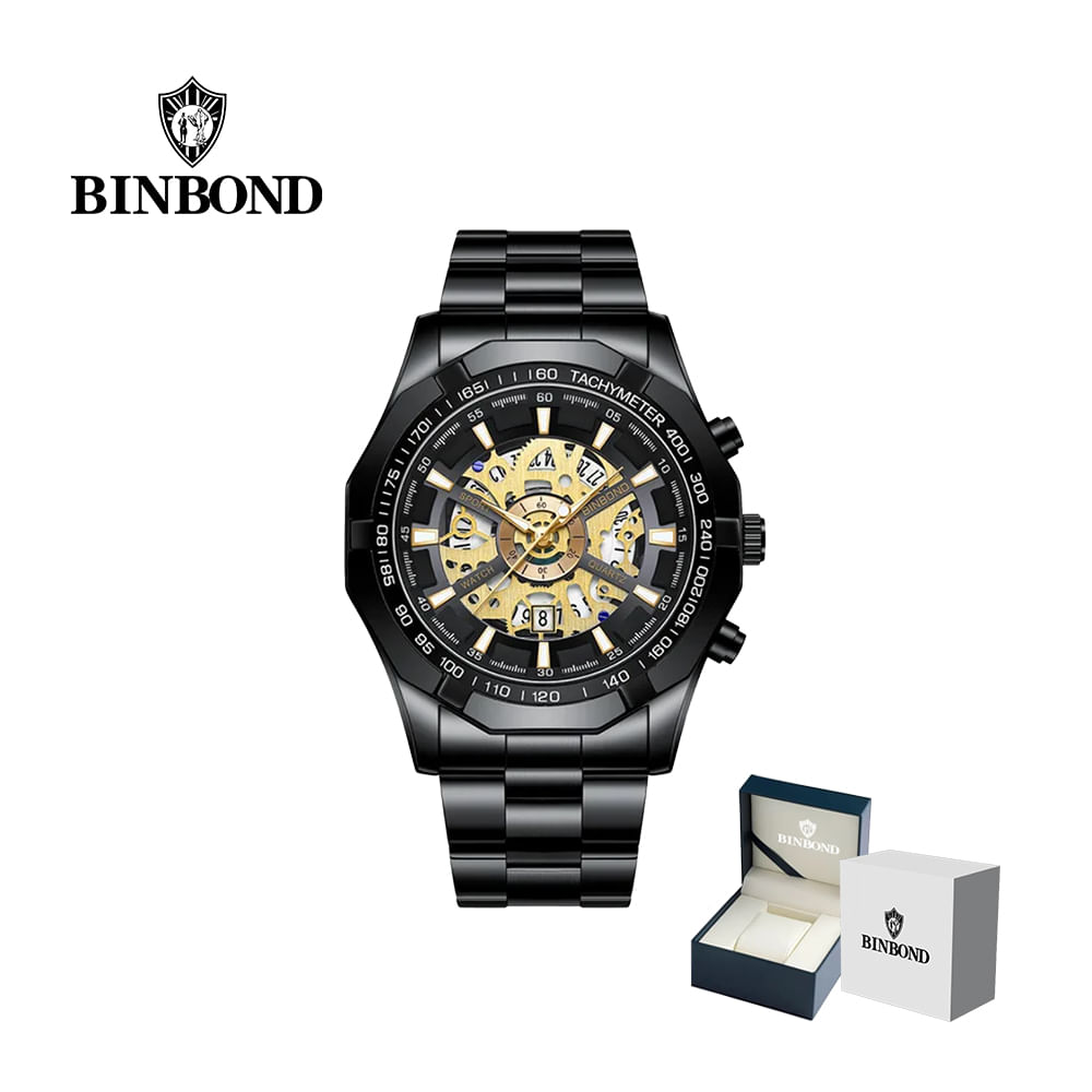 Reloj BINBOND para Hombre - Negro
