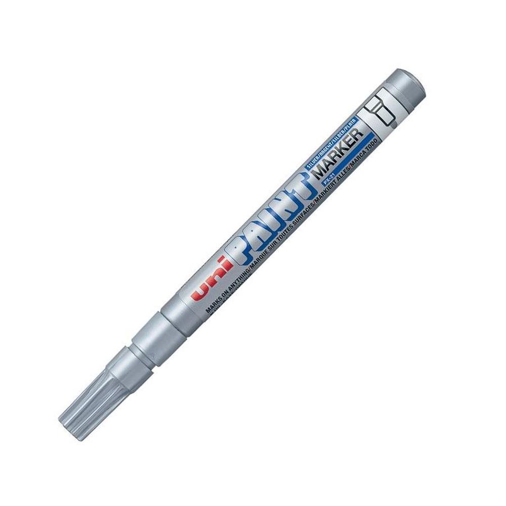 UNI PX-21 Marcador de pintura permanente Plateado