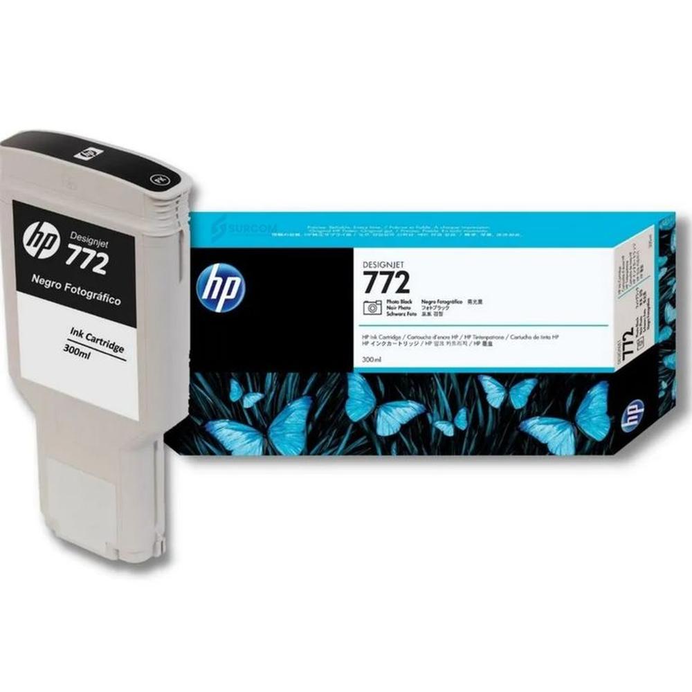 Cartucho de Tinta HP 772 Photo Black (CN633A) Original 300 ml