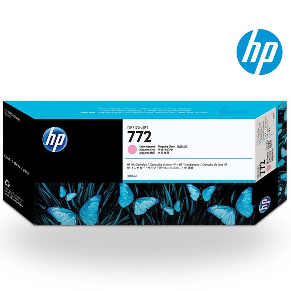 Cartucho de Tinta HP 772 Light Magenta (CN631A) Original 300 ml