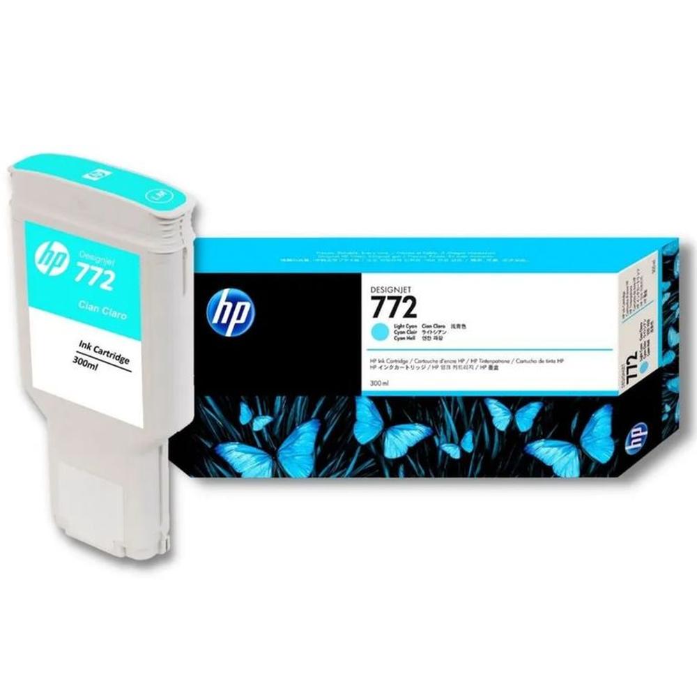 Cartucho de Tinta HP 772 Light Cyan (CN632A) Original 300 ml
