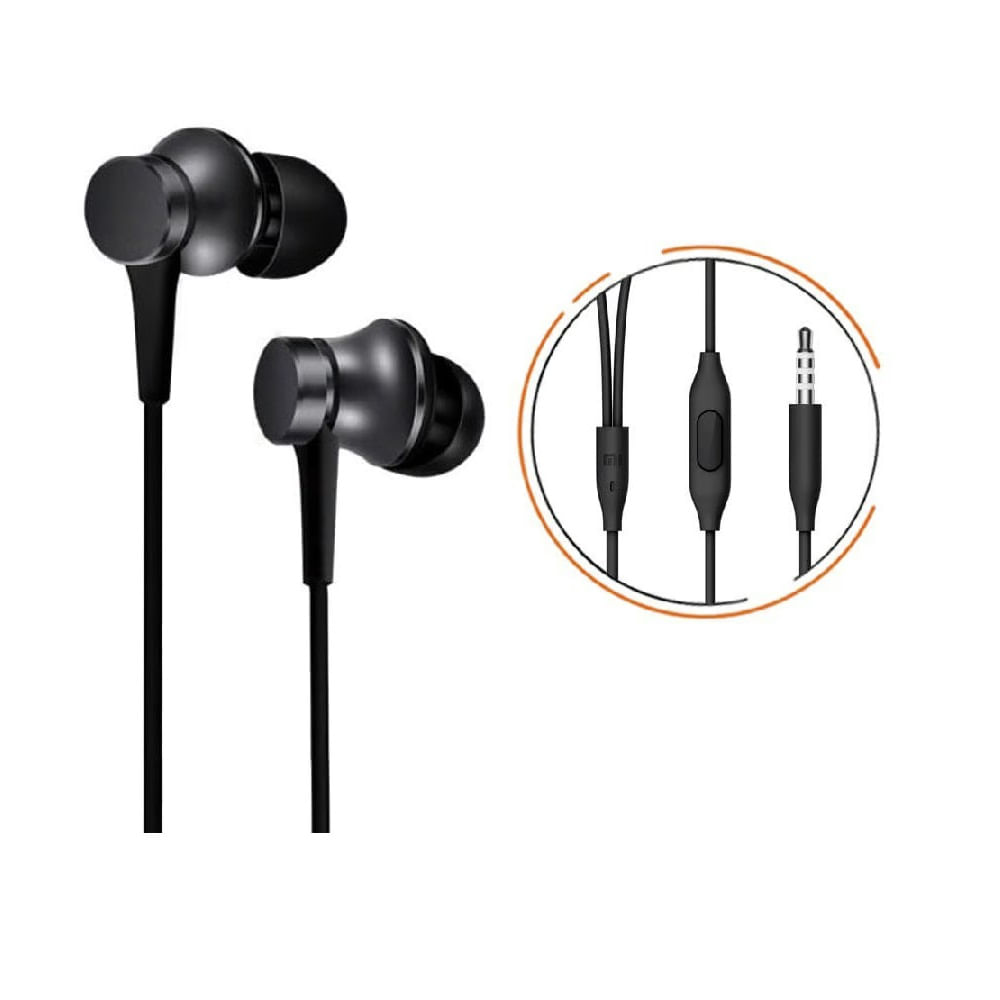 Audífonos MI In-Ear Basic 3.5 mm Pistón Negro