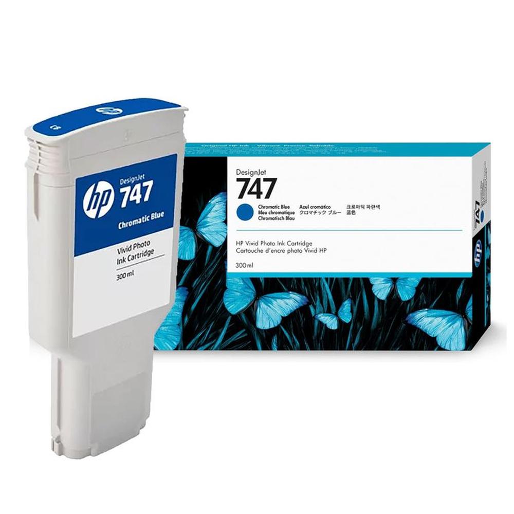 Tinta HP P2V85A 747 300ML Chromatic Blue Original