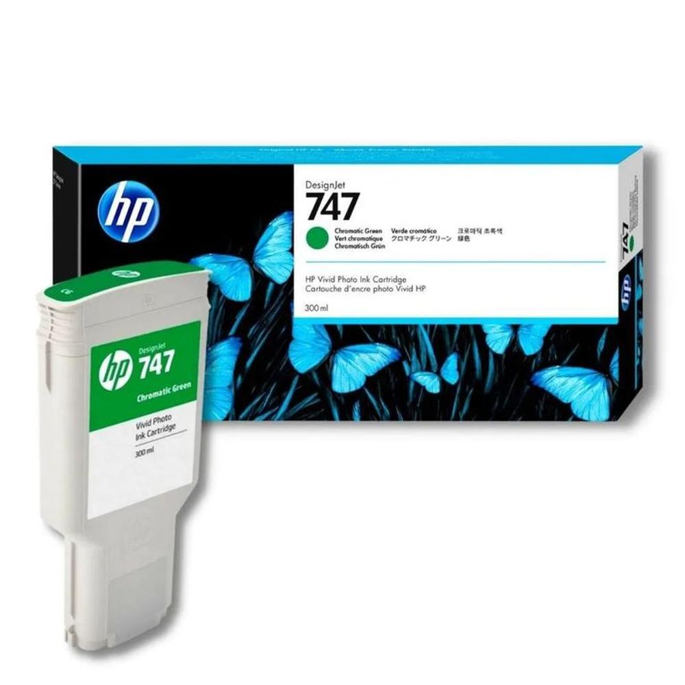 Tinta HP P2V84A 747 300ML Chromatic Green Original