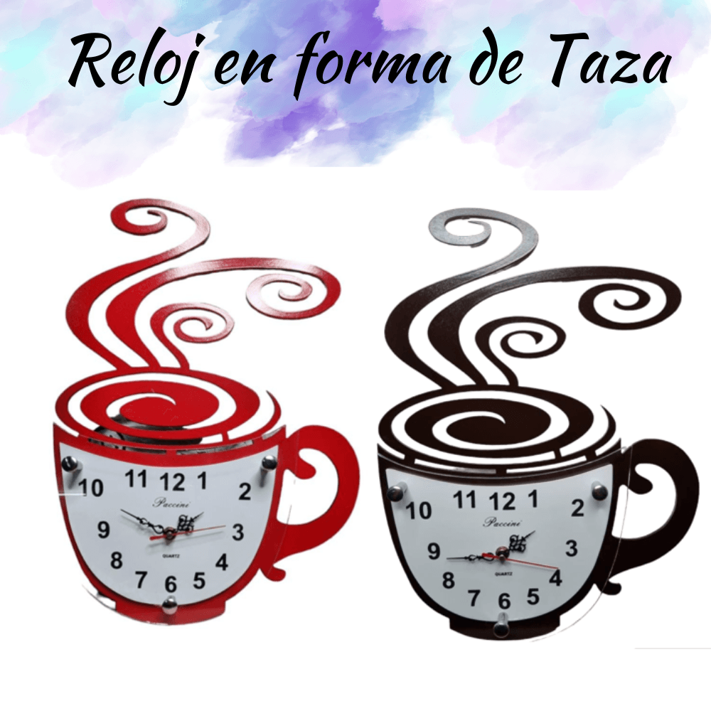 Reloj de Pared en forma de Taza