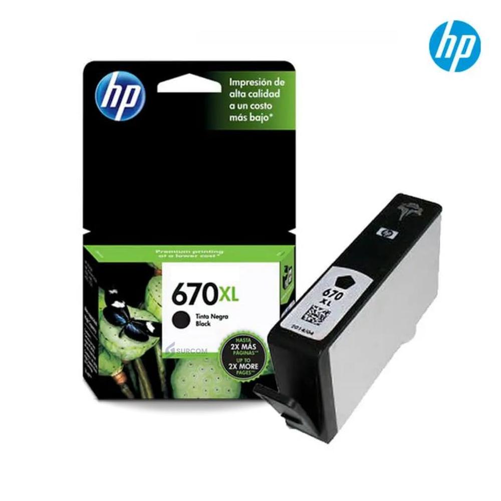 El Cartucho HP 670XL Negro Original