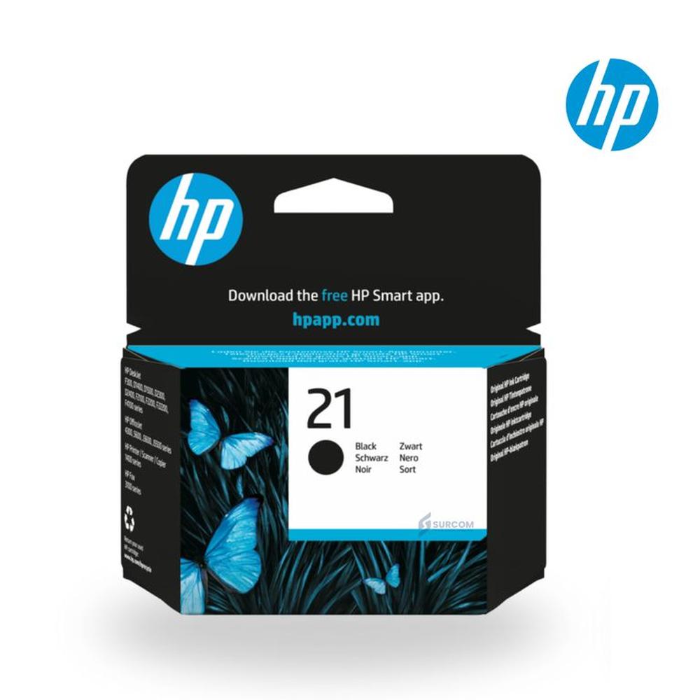 Cartucho de Tinta HP 21 Negro Original C9351AL