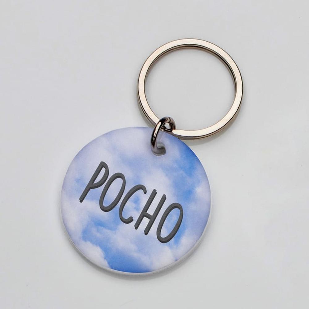 Placa de identificación perros gatos Naturals Cielo Placa de identificación perros gatos Naturals Cielo