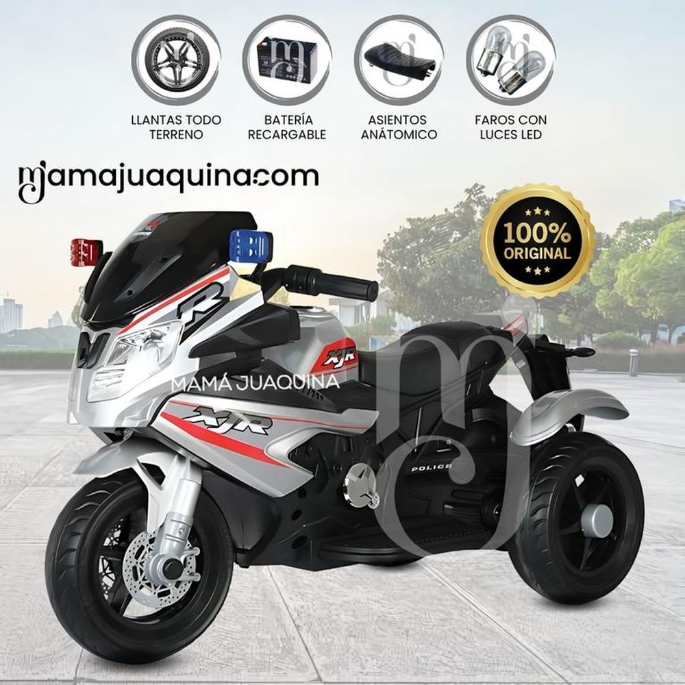Trimoto a Batería para Niños «DELTA» Gray Trimoto a Batería para Niños «DELTA» Gray