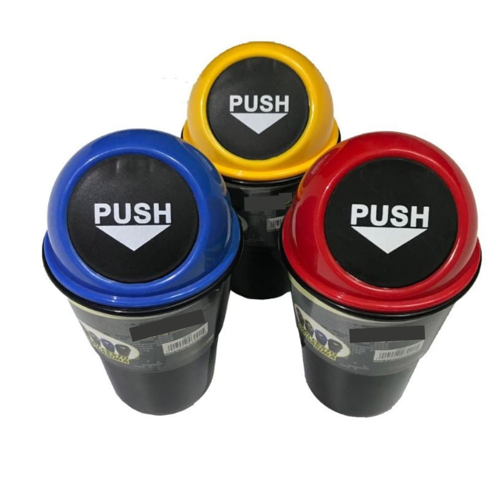 Mini Tacho Basurero para Interior de Auto Camioneta Portátil Azul Mini Tacho Basurero para Interior de Auto Camioneta Portátil Azul