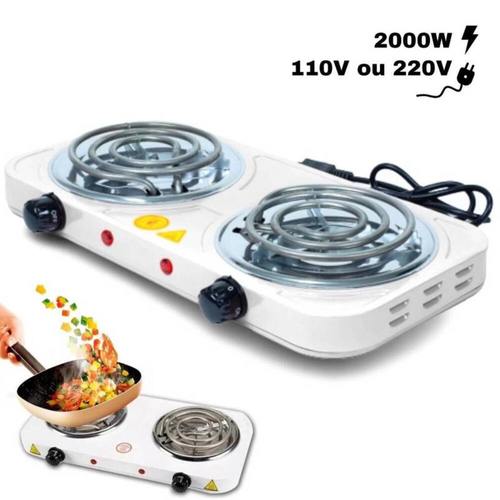 COCINA ELECTRICA 2HORNILLAS BLANCO COCINA ELECTRICA 2HORNILLAS BLANCO