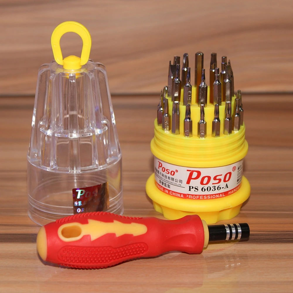 Kit De 30 Desarmadores Destornilladores Para Celular Relojes Portátil