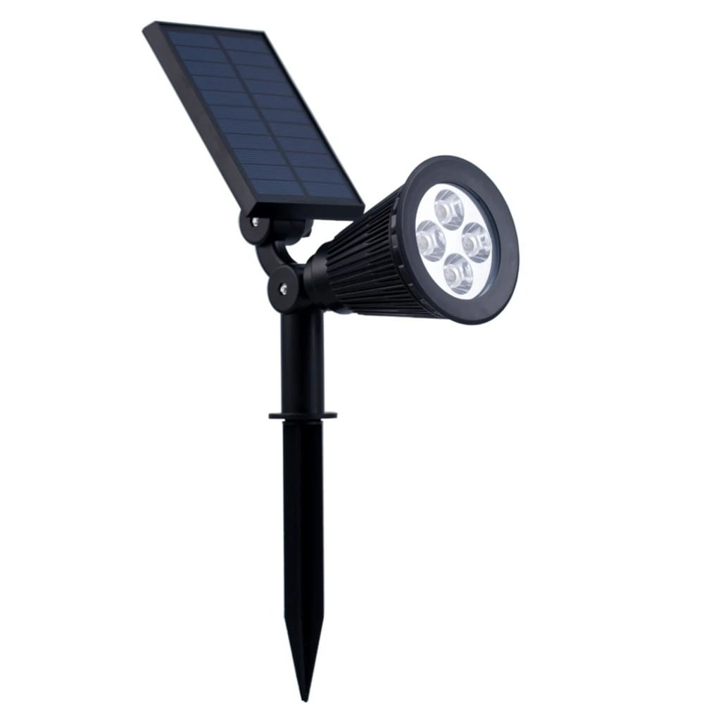 Luz LED Solar Estaca Recargable con Sensor para Jardin y Pared