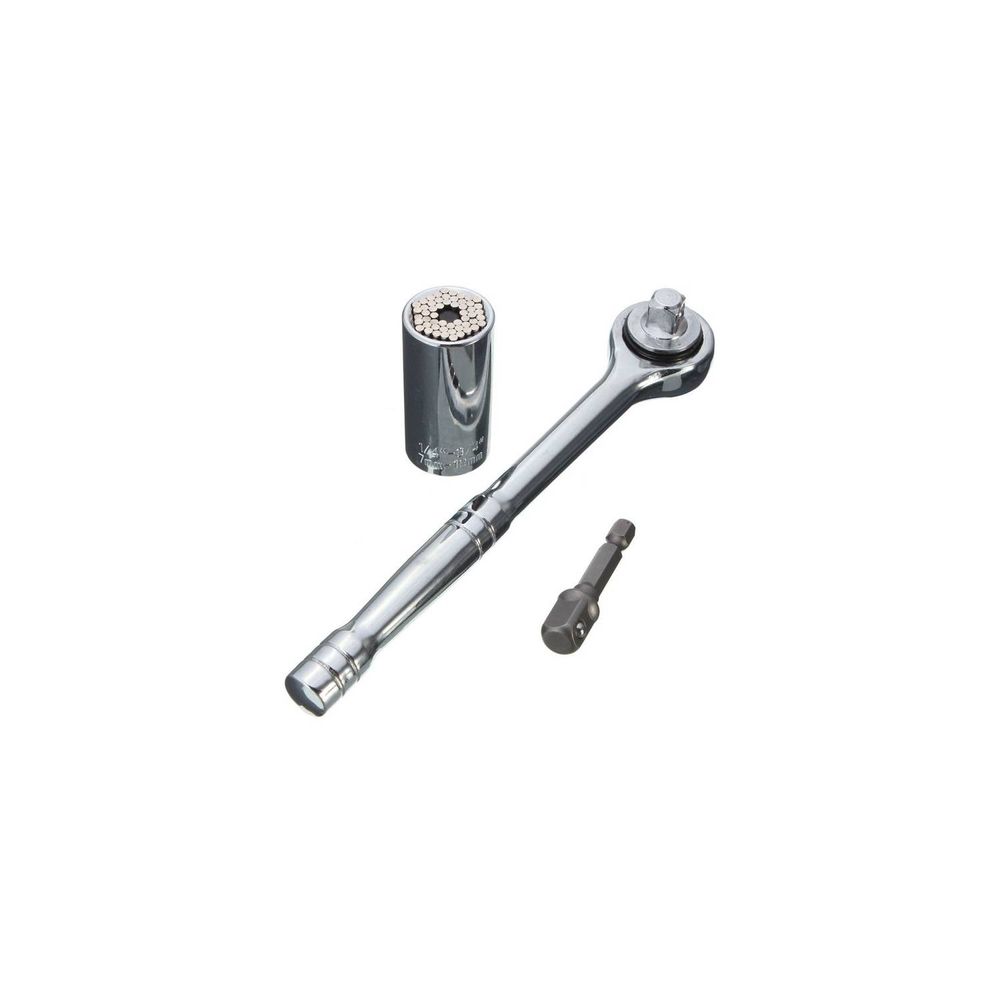 Ratchet Llave Trinquete Multifunción Adaptador de Taladro Eléctrico Ratchet Llave Trinquete Multifunción Adaptador de Taladro Eléctrico