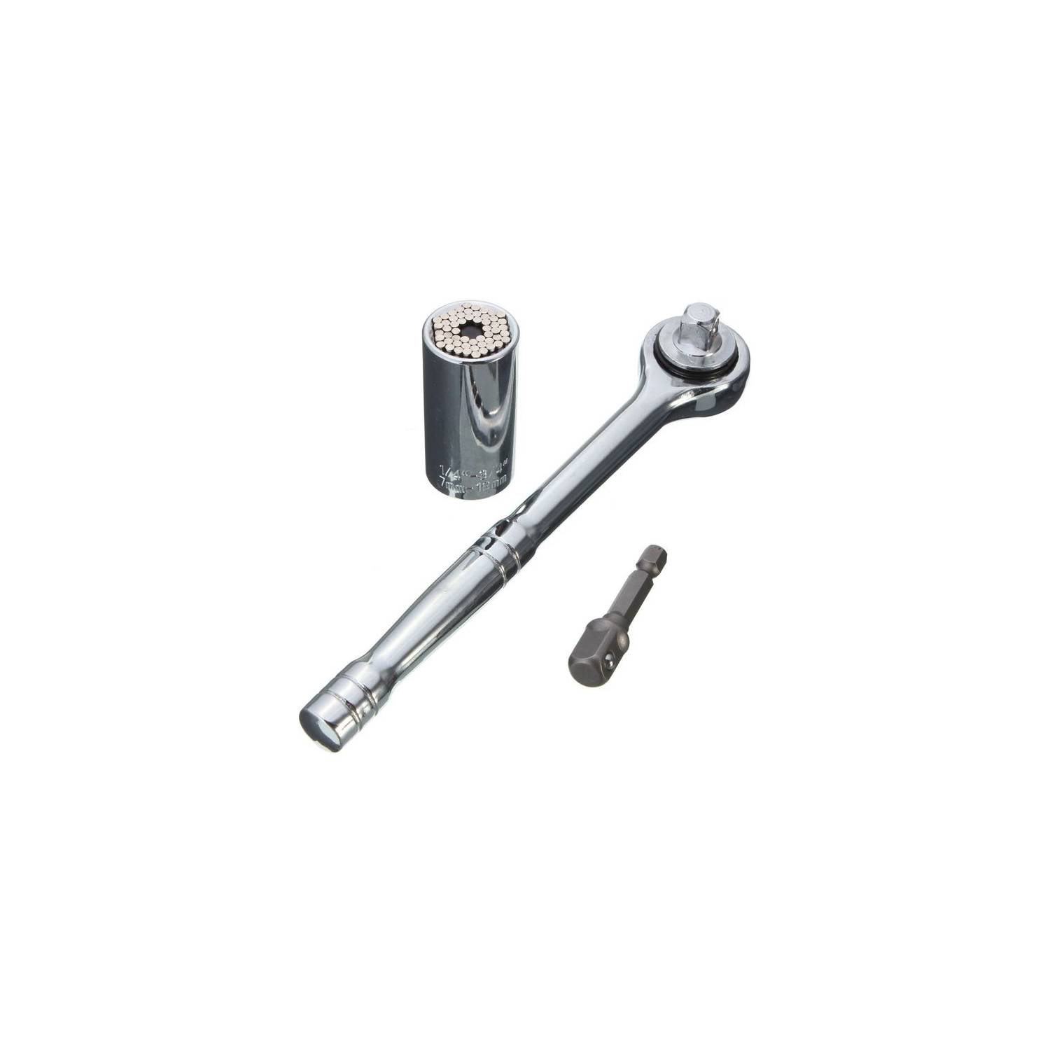 Ratchet Llave Trinquete Multifunción Adaptador de Taladro Eléctrico