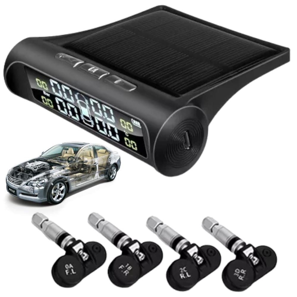 Kit de Medición de Presión Llantas TPMS para Automóvil Solar X7