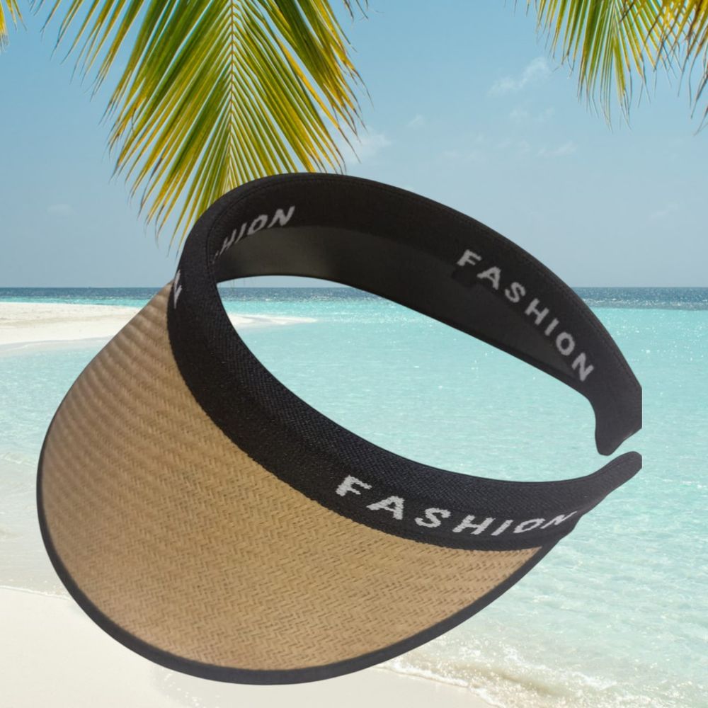 Visera Tipo Vincha Beige Visera Tipo Vincha Fashion Beige Visera Tipo Vincha Beige Visera Tipo Vincha Fashion Beige