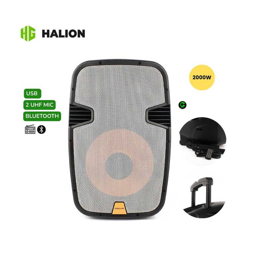 Parlante Activo 15 Halion PHA-15MB 2000 WATTS