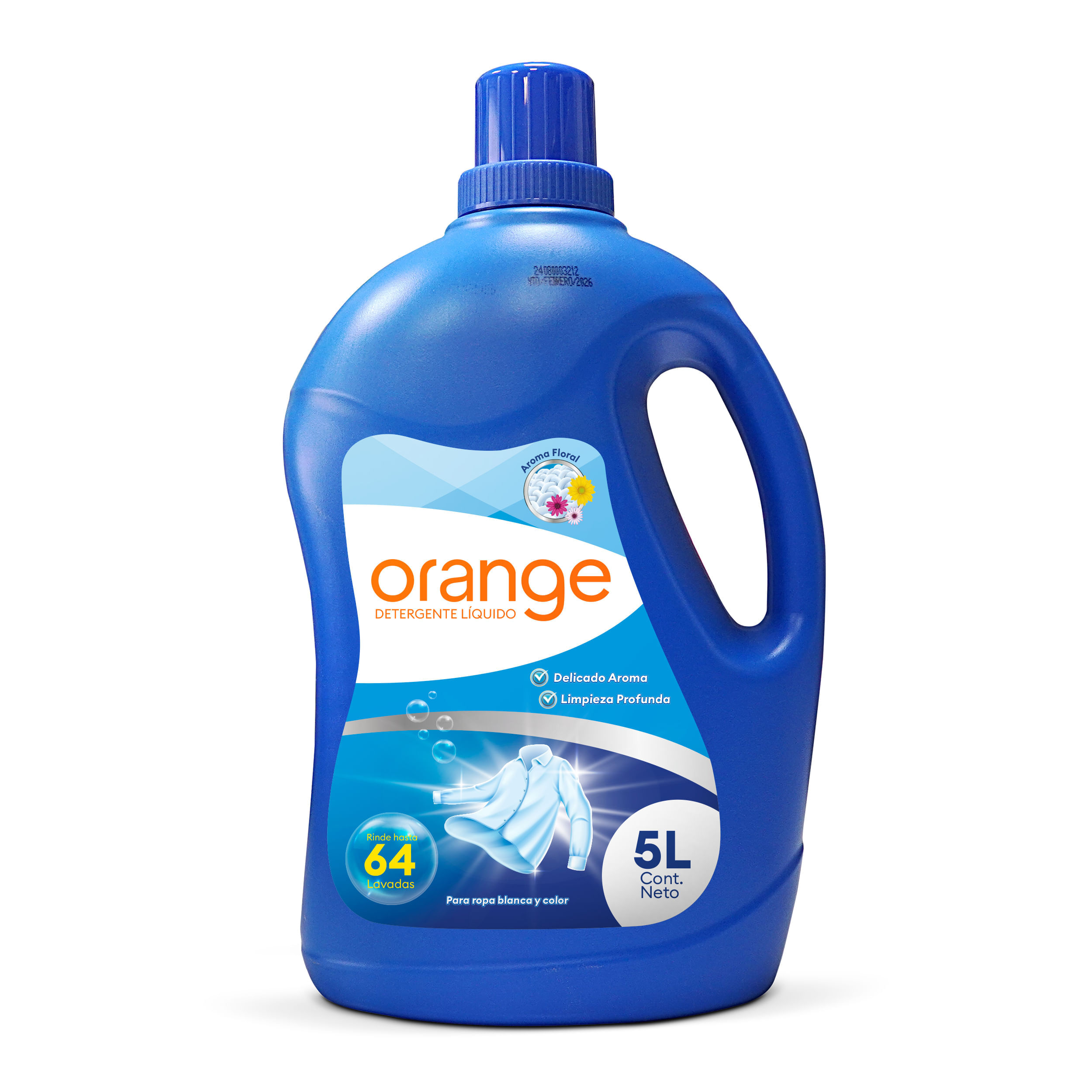 Detergente líquido Orange Floral 5 litros Orange