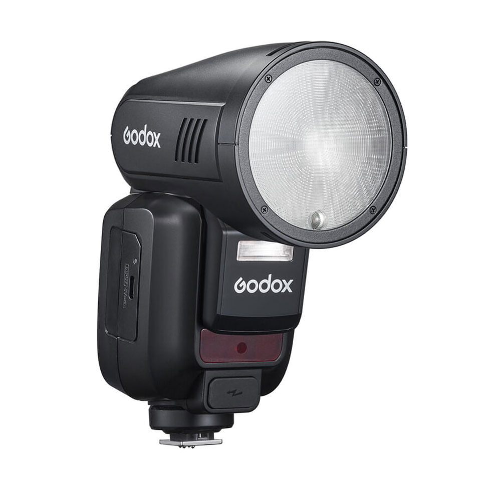 Flash Speedlite Godox V100 para Canon