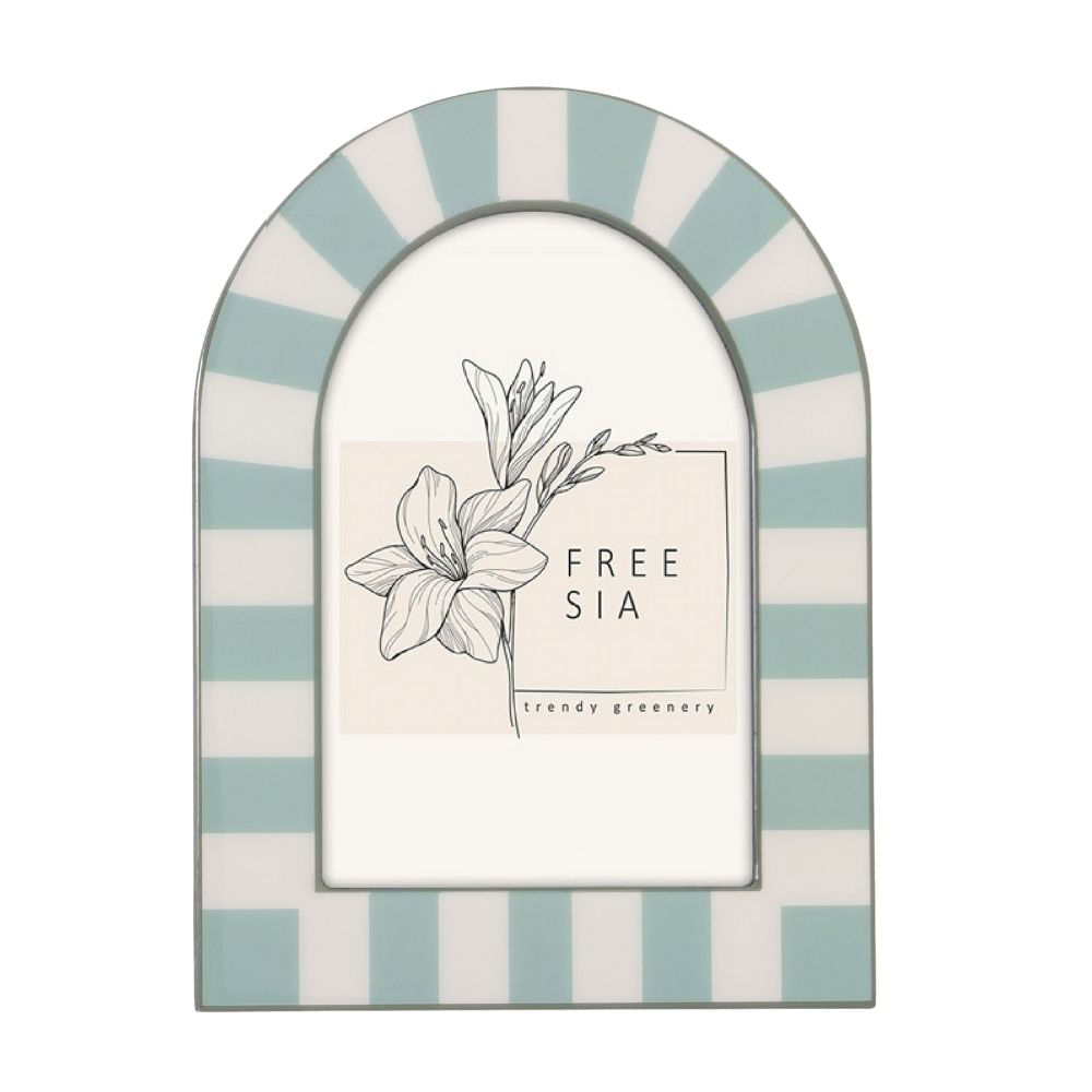 Portarretrato Curvo Celeste 10x15cm Orange