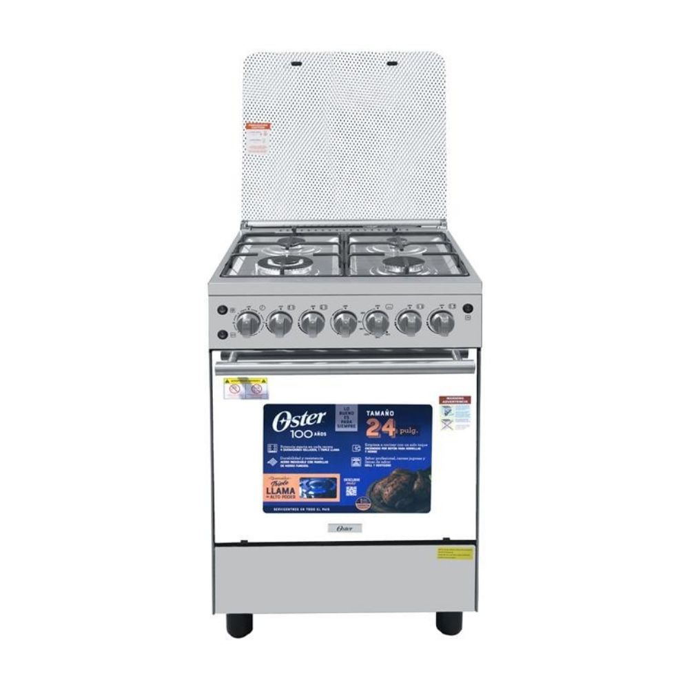 Cocina de pie Oster Os-pgsgc24041 Gris Acero Inoxidable 24""